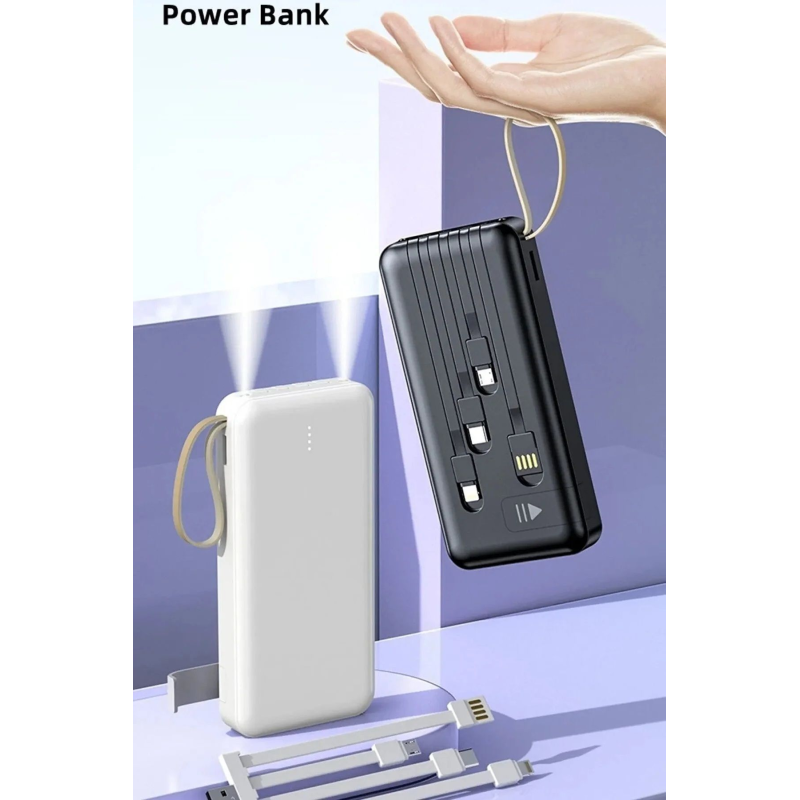 Hızlı Şarj Özellikli 4 Çıkışlı 10.000 Mah Powerbank