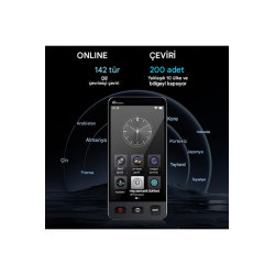 Yapay zeka AI Sesli Çevirmen 142 Dil Çevrimdışı Tercüman Cihazı HD Dokunmatik Ekran Fotoğraf Çeviri