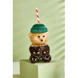 Bearista Cam Soğuk İçecek Bardağı Ayıcıklı Bardak 591ml