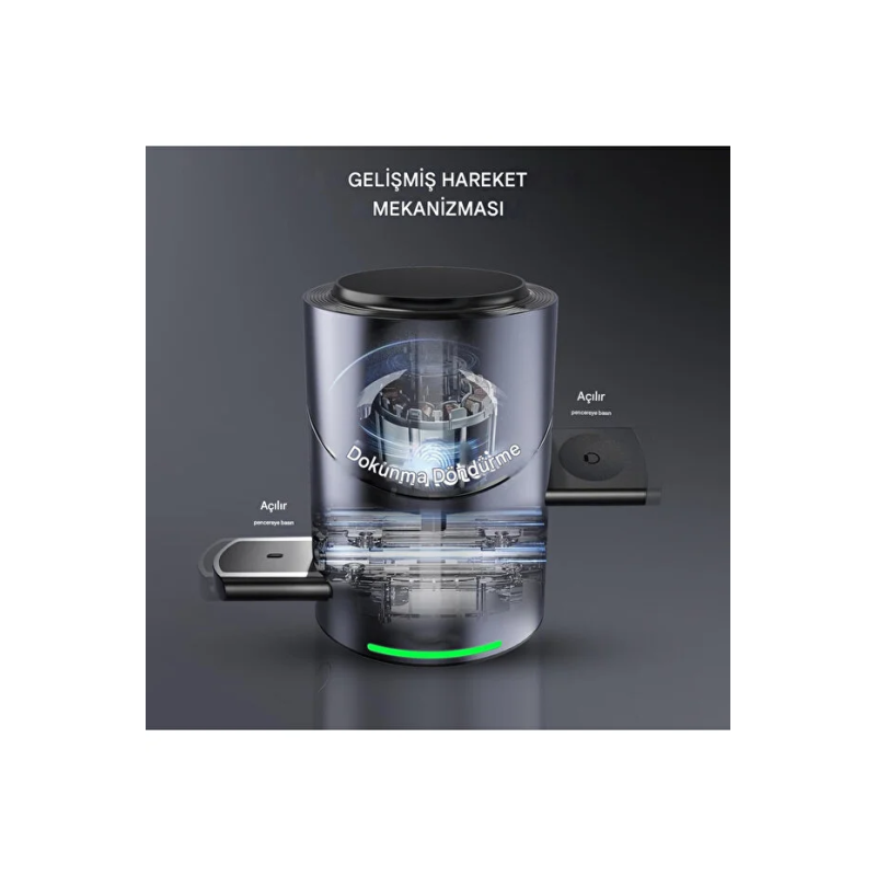 Powerbank 3in1 Hızlı Kablosuz Şarj Standı 15W Telefon 5W Kulaklık 2.5W Watch Qi Uyumlu