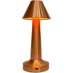 Şarjlı Dokunmatik LED Masa Lambası - 3 Renk Modlu Kademeli Parlaklık Ayarlı Kablosuz Dekoratif Gece Lambası